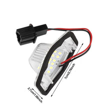 Load image into Gallery viewer, Car LED Number License Plate Error Free for Honda Crv 1995-2015 Fit Jazz Crosstour Odyssey Stream Freed Logo Insight HRV FRV
