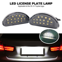 Load image into Gallery viewer, 1/2Pcs Car LED License Number Plate Light LED Number Plate Lamp White For 2005–2014 Toyota Aygo
