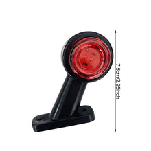 Load image into Gallery viewer, 2Pcs DC 10-30V Car Truck Side Marker Lights Indicator Light Warning Signal Lamp Rear Tail White Red for Trailer Bus
