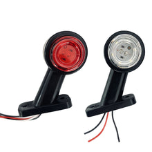 Load image into Gallery viewer, 2Pcs DC 10-30V Car Truck Side Marker Lights Indicator Light Warning Signal Lamp Rear Tail White Red for Trailer Bus
