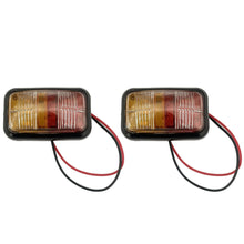 Load image into Gallery viewer, 12-24V Car LED Side Marker Lights Square Lights Warning Tail Light Red Yellow Auto Trailer Truck Lorry clearance Lamps
