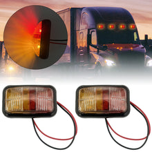 Load image into Gallery viewer, 12-24V Car LED Side Marker Lights Square Lights Warning Tail Light Red Yellow Auto Trailer Truck Lorry clearance Lamps
