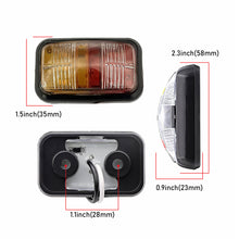 Load image into Gallery viewer, 12-24V Car LED Side Marker Lights Square Lights Warning Tail Light Red Yellow Auto Trailer Truck Lorry clearance Lamps

