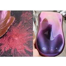 Load image into Gallery viewer, 10g Car Chameleon Pigment Powder Color Changing Pigment Car Decoration Pearlescent Pigment Powder Cosmetic Eye Shadow Nail
