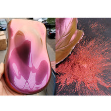 Load image into Gallery viewer, 10g Car Chameleon Pigment Powder Color Changing Pigment Car Decoration Pearlescent Pigment Powder Cosmetic Eye Shadow Nail

