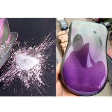 Load image into Gallery viewer, 10g Car Chameleon Pigment Powder Color Changing Pigment Car Decoration Pearlescent Pigment Powder Cosmetic Eye Shadow Nail
