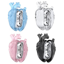 Load image into Gallery viewer, Cool Heart Earphone Case For Airpodspro1/2 Airpods 4 3 Case 3D Liquid Silica Gel Earphone Cover Decoration Anti Fall
