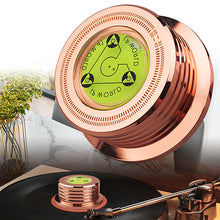 Load image into Gallery viewer, 60hz for LP Recording Stabilizer Universal Vinyl Record Turntable Aluminum Player With Level Stabilizer Clamp Alloy Weight
