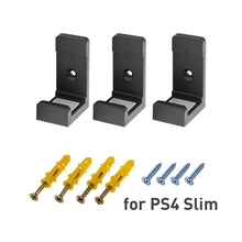 Load image into Gallery viewer, Wall Mount Holder For PS4 Console Bracket For PlayStation 4 Storage Stand Host Rack Hook Base For PS4 Pro/Slim Accessories
