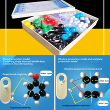 Load image into Gallery viewer, 189Pcs High Level Chemistry Molecular Model Inorganic &amp; Organic Molecular Models Kit with Atoms, Bonds
