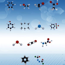 Load image into Gallery viewer, 189Pcs High Level Chemistry Molecular Model Inorganic &amp; Organic Molecular Models Kit with Atoms, Bonds
