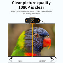 Load image into Gallery viewer, 4K-480P HD Webcam Camera Auto Focus Webcam CMOS USB Computer PC Camera with Mic for Video Calling Network Teaching Office Meeting
