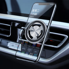 Load image into Gallery viewer, Snap-On Car Mobile Phone Stand Multi-Functional Ventilation Outlet Circular Magnetic Attraction Stand Automotive Interior Products
