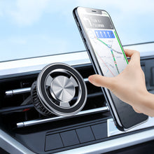Load image into Gallery viewer, Snap-On Car Mobile Phone Stand Multi-Functional Ventilation Outlet Circular Magnetic Attraction Stand Automotive Interior Products
