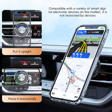 Load image into Gallery viewer, Snap-On Car Mobile Phone Stand Multi-Functional Ventilation Outlet Circular Magnetic Attraction Stand Automotive Interior Products
