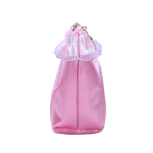 Load image into Gallery viewer, 13*24.5CM Lace Dance Shoes Storage Bag Children's Waterproof Satin Stationery Organizer Pouch With ZipperLace Dance Shoes Storage Bag Children's Waterproof Satin Stationery Organizer Pouch With Zipper

