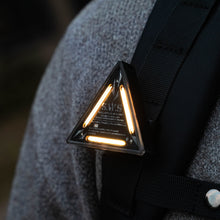Load image into Gallery viewer, Outdoor Camping Triangular Light Tent Atmosphere Decorative Lamp Multi-Functional Night Cycling Bag Hanging Warning Light
