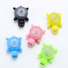 Load image into Gallery viewer, Children's Bicycle Little Turtle Warning Light Multi-Functional Colorful Long-Lasting Intelligent Sensor Night Riding Spoke Light Seat Taillight
