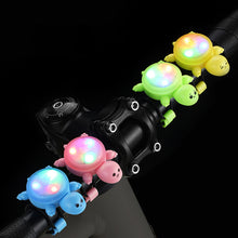 Load image into Gallery viewer, Children's Bicycle Little Turtle Warning Light Multi-Functional Colorful Long-Lasting Intelligent Sensor Night Riding Spoke Light Seat Taillight
