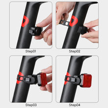 Load image into Gallery viewer, Bicycle High-Brightness LED Square Taillights Multi-Mode Waterproof Night Riding Warning Taillights Riding Equipment
