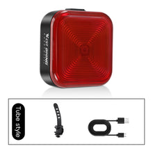 Load image into Gallery viewer, Bicycle High-Brightness LED Square Taillights Multi-Mode Waterproof Night Riding Warning Taillights Riding Equipment
