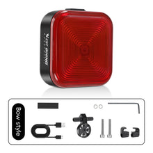 Load image into Gallery viewer, Bicycle High-Brightness LED Square Taillights Multi-Mode Waterproof Night Riding Warning Taillights Riding Equipment
