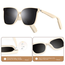 Load image into Gallery viewer, Fashionable Smart Bluetooth Glasses Music Calls Surround Stereo Sound UV-Protective Sun Protection Sunglasses Cycling Equipment
