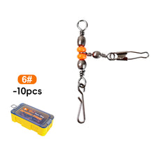 Load image into Gallery viewer, 10PCS/ Box Wooden Shrimp Fishing Set Luminescent Beads Ring Interlocking Clasp Set Fishing Gear Accessories
