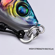 Load image into Gallery viewer, 1PC 30/40G 3D Printed Iron Plate Lure Bait Bionic Fish Scale Coating Fluorescent Long-Range Metal Bait For Bass And Mandarin Fish
