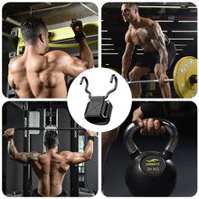 Load image into Gallery viewer, 2PCS Upgraded Strength Training Assistance Hooks With Wrist Guards Wear-Resistant Anti-Slip Grip Strength Hooks Fitness Equipment
