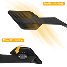 Load image into Gallery viewer, Motorcycle Rearview Mirror Invisible Wing Adjustable Rotating Side View Mirror For MT07 MT03 MT25 MT09 MT09 MT10

