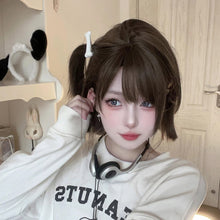 Load image into Gallery viewer, Women AG Wig Short Hair Lolita Realistic Bangs Sweet Girl Scalp Natural Matte Short Straight Wig Cover
