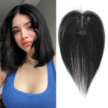 Load image into Gallery viewer, Wig Piece for Women with A Bangs Patch Covering White Hair Thin Invisible Naturally Fluffy Bangs Patch Women Wig
