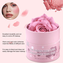 Load image into Gallery viewer, Innovative 3D Rose Powder Blusher Naturally Improves Color Small Petals Nude Makeup Easy To Color Powder Blusher
