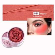 Load image into Gallery viewer, Innovative 3D Rose Powder Blusher Naturally Improves Color Small Petals Nude Makeup Easy To Color Powder Blusher
