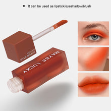 Load image into Gallery viewer, Waterproof Liquid Lipstick Matte Velvet Clay Texture Lip Gloss Bohemian Style Earth Brown Lasting Non Stick Cup Makeup
