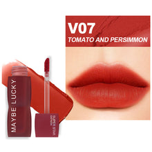 Load image into Gallery viewer, Waterproof Liquid Lipstick Matte Velvet Clay Texture Lip Gloss Bohemian Style Earth Brown Lasting Non Stick Cup Makeup
