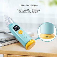 Load image into Gallery viewer, Electric Children Kids Nasal Aspirator for Baby Suction Nose Cleaner Soothing Nose Cleaning Device Nasal Cleaning Tools
