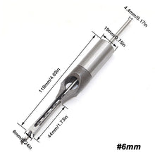 Load image into Gallery viewer, 1Pc 6-16mm HSS Square hole drill Woodworking Drill Tools Auger Mortising Chisel Drill Set DIY Furniture Square Woodworking drill
