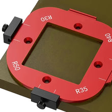 Load image into Gallery viewer, Woodworking Router Arcs Angle Positioning Template Corner Radius Routers R10-R50 Radius Jig Wood Milling Cutter Round R-corner
