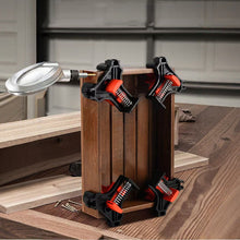 Load image into Gallery viewer, 4pcs 90° Corner Clamps For Woodworking Fast Adjustable Quick Spring Loaded Woodworking Clamps Cabinets Photo Framing
