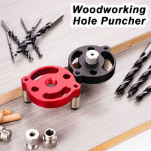 Load image into Gallery viewer, 3-10mm Vertical Doweling Jig Kit Self Centering Drill Guide Locator Aluminum Alloy Woodworking Hole Puncher DIY Furniture Connection
