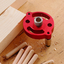 Load image into Gallery viewer, 3-10mm Vertical Doweling Jig Kit Self Centering Drill Guide Locator Aluminum Alloy Woodworking Hole Puncher DIY Furniture Connection
