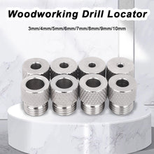 Load image into Gallery viewer, Woodworking 3mm-10mm Drill Guide Bushing Stainless Steel Drill Sleeves for Drilling Locator Doweling Jig and Pocket Hole Jig
