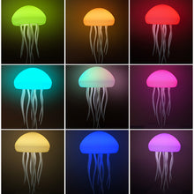 Load image into Gallery viewer, Upgrade Voice Control Dancing Jellyfish Lamp with Remote Control Rechanging Table Night Light Color Changing Atmosphere Light Birthday Christmas Gift
