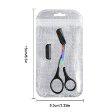 Load image into Gallery viewer, Eyebrow Trimmer Scissor Beauty Products for Women Eyebrow Scissors with Comb Stainless Steel Makeup Tools Beauty Scissors
