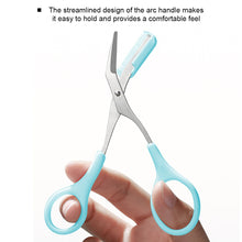 Load image into Gallery viewer, Eyebrow Trimmer Scissor Beauty Products for Women Eyebrow Scissors with Comb Stainless Steel Makeup Tools Beauty Scissors
