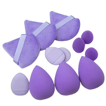 Load image into Gallery viewer, 12PCS Makeup Sponge Cosmetic Puff Makeup Tools Foundation Powder Sponge Beauty Tool Women Make Up Accessories
