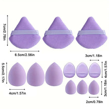Load image into Gallery viewer, 12PCS Makeup Sponge Cosmetic Puff Makeup Tools Foundation Powder Sponge Beauty Tool Women Make Up Accessories
