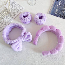 Load image into Gallery viewer, Soft Comfortable Wash Face Sponge Headband Wrist Strap Beauty Skincare Yoga Multipurpose Versatile Hair Fixing Headband
